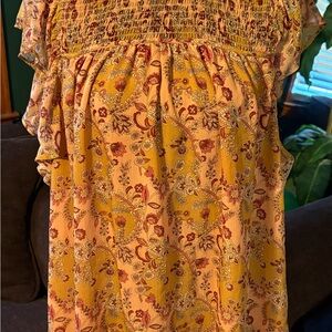 Old Navy Blue and White Striped Top